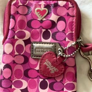 COACH Poppy Phone Credit Card Case